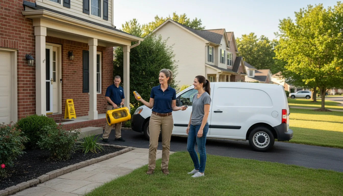 Residential water damage restoration in Shallotte, NC